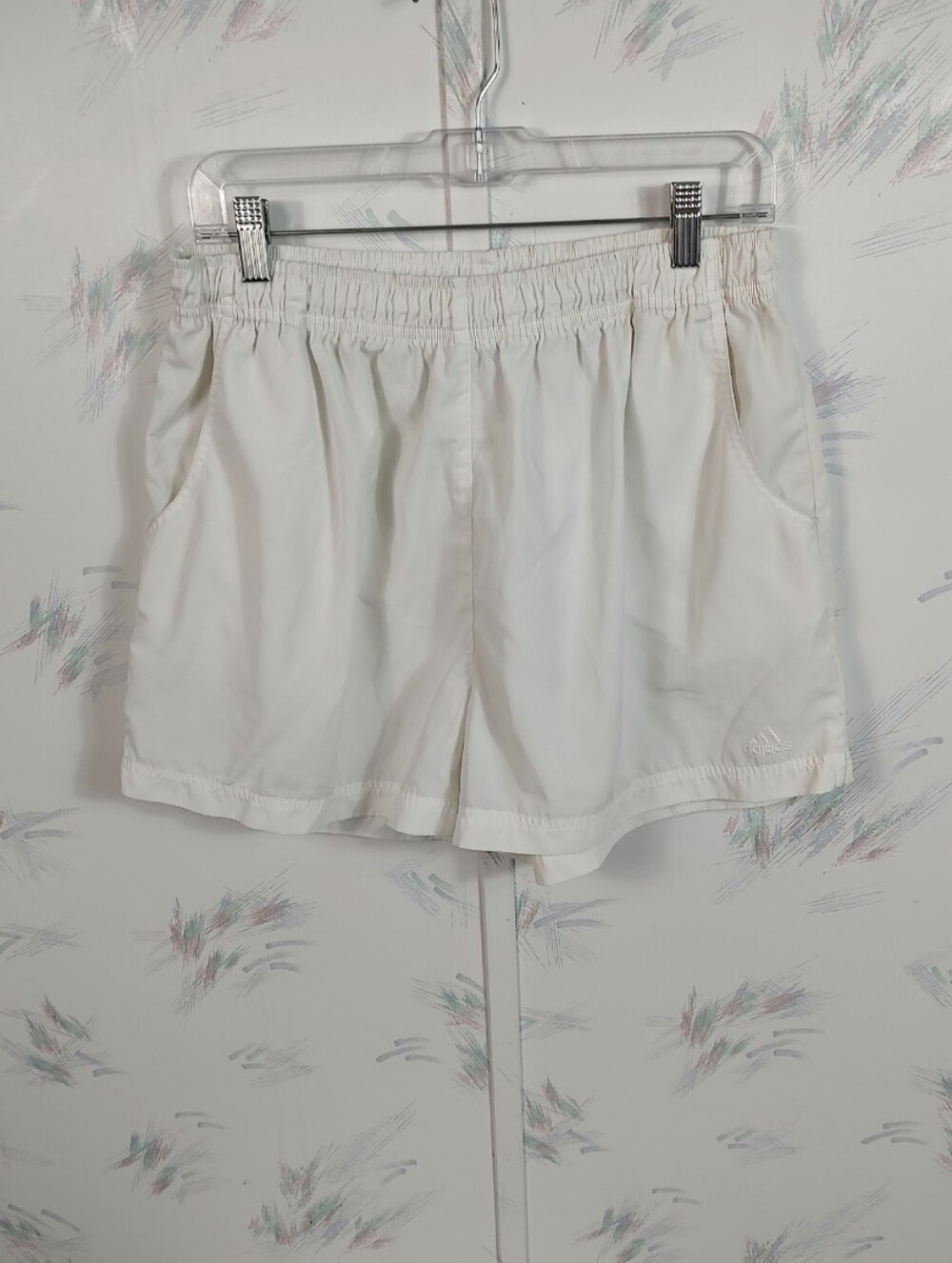 Adidas Women's White Athletic Shorts Large